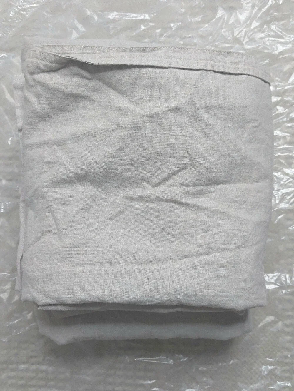 Linen Light Gray Fitted Bottom Sheet & 2 Pillowcases! King (774)(READ)